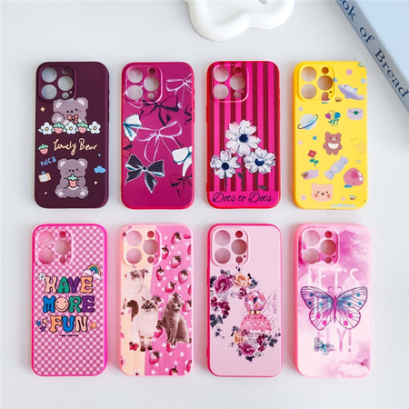 Funda de 2,0 mm de TPU de colores para el móvil
