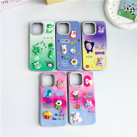Trío de estrellas pintadas + accesorios de PVC