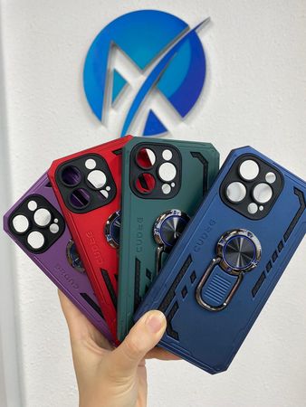 Funda de teléfono con anillo para hombre mental