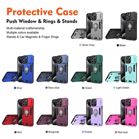 Funda de teléfono con ventana deslizante Battle Armour