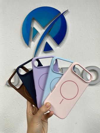 Funda magnética de silicona para teléfono móvil con forma de círculo fino