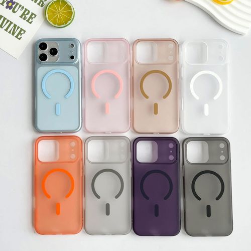 Funda magnética esmerilada para teléfono