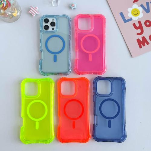 Funda magnética fluorescente para teléfono 360