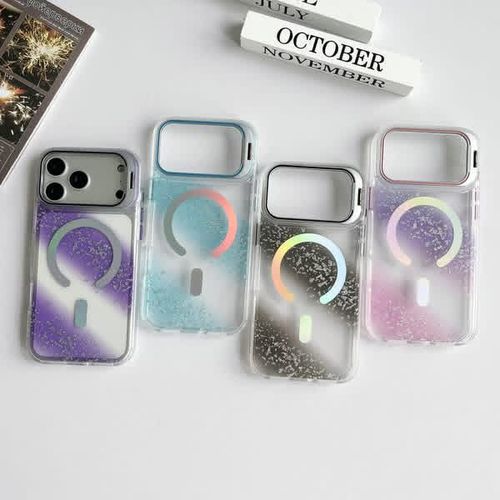 Funda magnética para teléfono con colores vivos