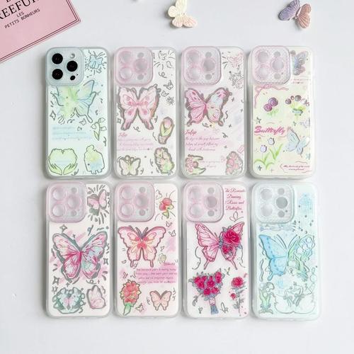 Funda para móvil con estampado de mariposas