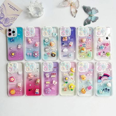 Estereo adorable decoración diseño teléfono caso